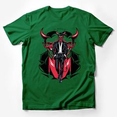 Unique Devil Graphic T-Shirt, El Diablo Bold Illustration, Men's Fashion Streetwear, Red and Black Tee, Cool Demon Art Design Male T-Shirt Custom graphic T-Shirt.Customize your color Bold Illustration, Red And Black Shirt, Cat Graphic Tee, Demon Art, Mens Fashion Streetwear, Casual Summer Shirts, Fashion Streetwear, Friends Shirt, Art Shirts