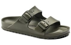 Birkenstock EVA Series Shoe Couple Style Green Version 1019094 Shoe Couple, Birkenstock Eva Arizona, Birkenstock Eva, Birkenstock Arizona Eva, Eva Sandals, Arizona Eva, Black Birkenstock, Cool Slides, Casual Sandals Womens