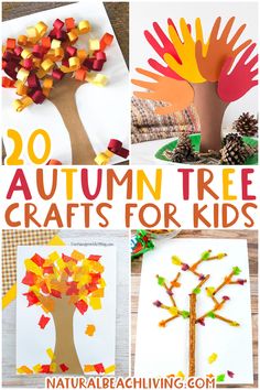 autumn tree crafts for kids to make