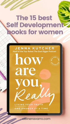 the cover of how are you really? by jenny kutcher and her book