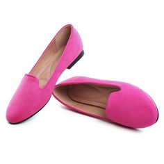 PRICES MAY VARY. ✅[MATERIAL]:Material:Faux nubuck Leather and rubber ✅[DESIGN]:this flats with 21 colors for you,the size from us 3.5-us 9.5; ✅[LIGHTWEIGHT]:this ballets flats is Easy To Slip On/Off and comfortable to walk a long way ✅[OCCASION]:the pointed toe flats suit for walking,working,cosplay,shopping and other casual occasion; ✅[100% SATISFACTION GUARANTEED]During the shipping,the package maybe damaged,stained,and the shoes maybe deformed and stained by the squeeze.and because the shoes Hot Pink Loafers, Cosplay Shopping, Pink Loafers, Barbie Vibes, Work Shoes Women, Pumps Shoes, Pink Heels, Pointed Toe Flats, Nubuck Leather