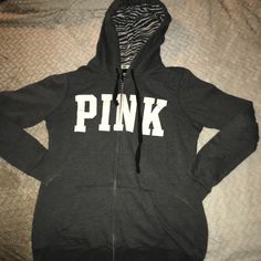 Pink Vs Zip Up Nwot Zebra Hood Pink Vs, Fashion Killa, Vs Pink, Victoria Secret Pink, Pink Ladies, Zip Ups, Victoria's Secret, Jackets & Coats, Jackets For Women