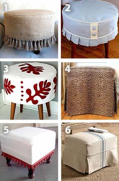 the steps to make an upholstered ottoman