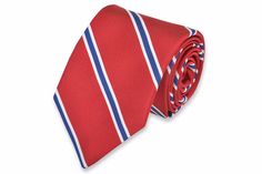 About This Item: Introduce an unparalleled level of sophistication to any ensemble with the Red Noble Stripe Tie. Crafted from a cotton-silk blend and featuring a strong, vibrant repp stripe, this tie exudes luxury at every turn. Classic and timeless, this striking accessory will bring a sense of versatile refinement to any occasion – whether day or night. Elevate your look with this noble stripe tie for dapper occasions. Perfect for the well-groomed modern man who wants to create an impactful i Formal Accessories, Red High, Tie Men, Striped Tie, Cotton Silk, Modern Man, Neck Tie, The Well, Timeless Fashion