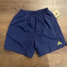 Navy Blue With Lining Length: 17” Inseam 6” Nwt Casual Adidas Blue Athletic Shorts, Casual Blue Adidas Athletic Shorts, Adidas Blue Athletic Shorts With Built-in Liner, Adidas Navy Sports Shorts, Adidas Blue Athletic Shorts For Sports, Adidas Blue Athleisure Athletic Shorts, Adidas Blue Shorts For Summer, Adidas Blue Sports Shorts, Adidas Blue Cotton Shorts