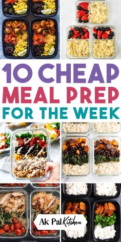 10 Easy Weeknight Meal Prep Recipes for Beginners Meal Prep Beginners, Meal Prep Recipes For Beginners, Weeknight Meal Prep, Cheap Meal Prep, Protein Breakfasts, Easy Meal Prep Lunches, Protein Meal Plan, Cheap Meal, Meal Prep For Beginners