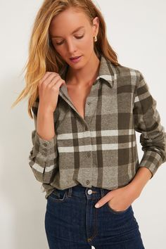 Grey Check Chandler Flannel | Tuckernuck Plus And Minus, Gray Plaid, The Grey, Denim Trousers, Low Iron, Soft Flannel, Brooks Brothers, The Fire, Hot Cocoa