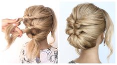 Very Easy Updos For Medium Hair, Updos For Elderly Women, Fine Hair Updo Easy Tutorial, Easy Hair Style For Wedding Guest Step By Step, Wedding Guest Updo Easy Hairstyle Tutorials, Diy Wedding Hair Updo, Hair Up Dos Easy, Up Do For Short Hair Easy, Updo Hacks Tips And Tricks