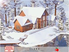 enjoy!
 by melapples 🍎  @ TSR.
 #sims4 #sims4nocc #sims4lot #sims4house#thesims #sims4residential #TSR #thesimsresource  #thesims4build #winterholidays Winter Holidays, Sims 4