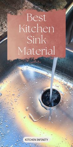 the best kitchen sink material is in this article, and it's easy to use