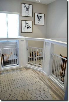 A dog den is a small  cozy place for your puppy to relax. It is also a good idea to provide water and food  and even a favorite toy. Dog Room In Garage, Room In Garage, Dog Room Design, Inmobiliaria Ideas, Basement Studio, Decor Ideas Kitchen