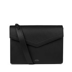 The Portman Bag in Panama in black | Smythson Mens Designer Bag, Designer Man, Writing Folders, Black Envelopes, Briefcase For Men, Envelope Bag, Crossbody Bag Women, Business Bag, Personalized Leather