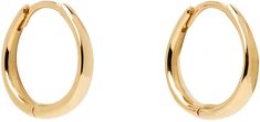 Pair of handcrafted hoop earrings in 18k gold vermeil. · Hinged-post fastening · D0.5 Supplier color: 18k gold vermeil Luxury Gold Clip-on Hoop Earrings, Formal Gold Huggie Hoop Earrings, Small Hoop Yellow Gold-plated Earrings, Luxury Gold Hoop Huggie Earrings, Small Hoop Yellow Gold Plated Earrings, Clip-on Round Hoop Earrings In Yellow Gold, Small Hoop Yellow Gold Clip-on Earrings, Yellow Gold Clip-on Hoop Earrings, Oval Yellow Gold-plated Hoop Earrings