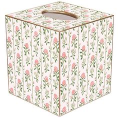 PRICES MAY VARY. Paper Mache Tissue Box Cover 5 L x 5 W x 5.75 H Easily slides over a tissue box. Hand Made in USA Refresh and brighten your room by simply adding this elegant tissue box cover. This decoupage tissue box cover is handmade in USA. You will enjoy using it for years to come. College House, College Room, Tissue Box Holder, Tissue Box Cover, Waste Basket, Wood Square, Shabby Chic Homes, Changing Wall Color, Chic Home Decor