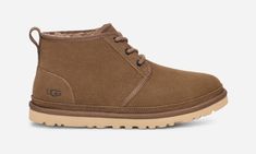 Combining premium materials and effortless style, the Neumel is our iconic Heritage chukka. A timeless boot made of rich suede, it's lined in upcycled UGG®plush wool and finished with a durable outsole for all-day cushioning, offering a signature slipper-like feel indoors or out.This product was made in a factory that supports women in our supply chain with the help of HERproject, a collaborative initiative that creates partnerships with brands like ours to empower and educate women in the workp Timeless Boots, Ugg Neumel, Everyday Shoes, Mens Uggs, Ugg Classic, Classic Boots, Women Supporting Women, Supply Chain, Cotton Lace