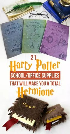 harry potter school office supplies that will make you a total hermione book cover