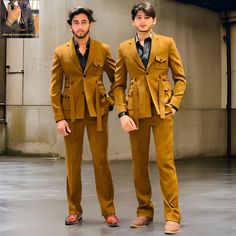 Stylish Formal Rust Brown Two-Piece Suit for Men- custom Tailored Suit . Official suits /Weddingwearstore/ by Weddingwearstore on Etsy