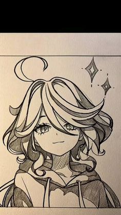 a drawing of a girl with long hair and a crown on top of her head