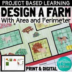 the project based learning design a farm with area and perimeter