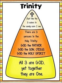 a poster with the five levels of trinity written in different colors and font on it