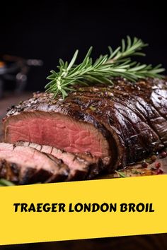 a large piece of meat sitting on top of a wooden cutting board