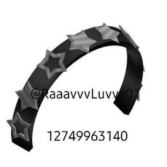 Black Hat Roblox Codes, Star Backpack Roblox Code, Roblox Hats Codes, Roblox Hat Codes, Cute Discord Nitro Pfp, Yk2 Outfits, Fluffy Bag, Bloxburg Decals Codes Wallpaper, Gray Headband