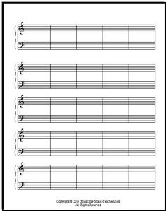 sheet music for the piano with notes