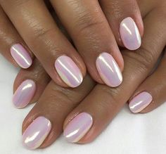 January Nails, Pink Gel Nails, Unicorn Nails, Celebrities Fashion, Pink Gel, Pearl Nails, Metallic Nails