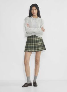 Short Pleated Skirt For Fall, Fall Short Pleated Skirt, Pleated Short Tennis Skirt For Fall, Fall Season Pleated Short Tennis Skirt, Fitted Tennis Skirt With Accordion Pleats For Fall, Pleated Mini Length Tennis Skirt For Fall, Short Bra, Micro Skirt, Pleated Mini Skirt