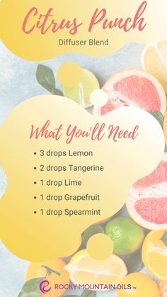 Citrus Punch, Essential Oil Products, Care For Yourself