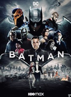 the batman movie poster with many characters