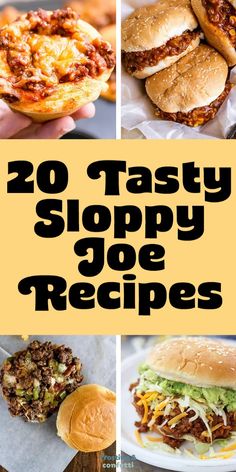 Are you a fan of sloppy joes? If you're on the search for some new and delicious recipes to try, look no further! There are so many unique and tasty variations with these sloppy joe recipes. You'll find Sloppy Joe Grilled Cheese, Sloppy Joe Casserole, Sloppy Joe Dip, Sloppy Joe French Bread Pizza, Sloppy Joe Tacos and More. Sloppy Joe Dip, Best Sloppy Joe Recipe, Delicious Pizza Recipes