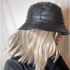 Meet the bucket hat that will replace your beanie this fall/winter. "Kourtney" is chic and hands down your go to F/W accessory. Get into these faux leather bucket hats. Available in colors: - Black - Red (SOLD OUT) Size: O/S Material: 100% Polyester Leather Bucket Hat, Bucket Hat Outfit, Hat Outfit, Outfits With Hats, Leather Bucket, Bucket Hats, Turbans, Scarfs, Rocker