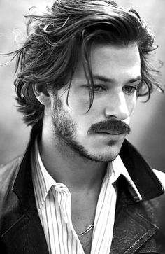 Long Haired Men, Trendy We Fryzurach, Beard Styles Short, Men's Long Hairstyles, Short Beard, Francisco Lachowski