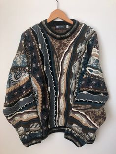 Coogi Sweater, Swaggy Outfits, Hippie Outfits, Looks Style, Mode Inspiration, Sweater Knit, Dream Clothes