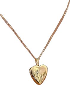 Gold Heart Necklace With 17 Jewels, Gold Heart Locket, Heart Locket Necklace, Heart Locket, Gold Heart, Pretty Little Liars, Locket Necklace, Heart Of Gold, Solid Yellow