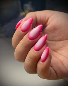 Aura Nails Pink, Pink Aura Nails, White Aura, Basic Nails, Pink Aura, Nail Design Ideas