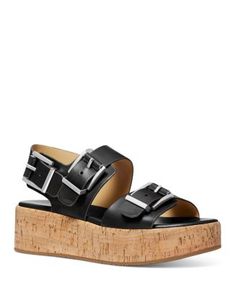 Black Flatform Sandals, Flatform Sandals, Colby, Black Sandals, High Heels, Pick Up, In Store, Buy Online, Michael Kors