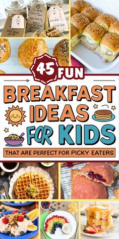 breakfast ideas for kids that are perfect for picky eaters