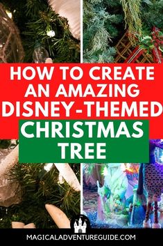 how to create an amazing disney - themed christmas tree from magicadventer guide