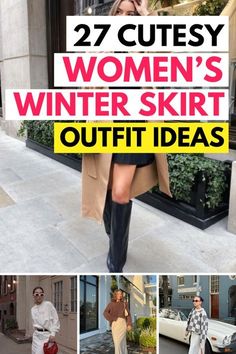 Winter Skirt Outfit, Winter Skirt, Skirt Outfit, Skirt Outfits, Winter Women, Winter Outfits, Midi Skirt, Skirt