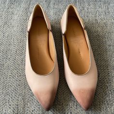 Ajoy Sahu Renate Classic Loafer Flat Comfy Pointed Toe Slip On Leather Shoes 38 New Without Box Length: 10 Inches Width: 3 Inches Flat Shoes Women, Leather Shoes, Loafer Flats, Loafers, Slip On, Women Shoes, Cream, Leather, Pink