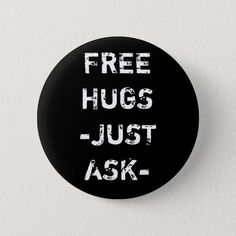 Inappropriate Thoughts, Punk Pins, Free Hugs, Pinback Button, A Hug, Cute Pins, Funny Pins