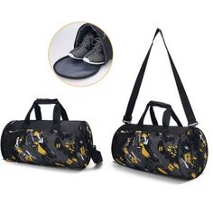 Small-Gym-Bag-Sports-Duffle-Bag-3 Sporty Breathable Gym Bag For School, Black Waterproof Gym Bag, Practical Waterproof Gym Bag For Sports, Sporty Waterproof Sports Bags, Breathable Black Gym Bag For Sports, Sporty Waterproof Bags For Sports, Black Ventilated Gym Bag For Sports, Casual Breathable Gym Bag For Sports, Breathable Functional Gym Bag