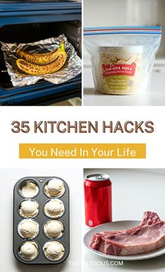 life hacks kitchen gadgets kitchen hacks for cleaning cool cooking hacks baking hacks and tips freezing meat hacks Freezing Meat, Diy Kitchen Hacks, Kitchen Life Hacks, Hacks Kitchen, Baking Hacks, Genius Ideas, Cooking Hacks