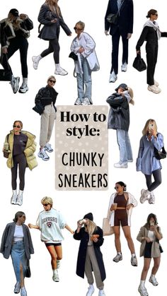 Are they chunky sneakers or dad shoes? Chunky Sneakers Outfit Street Style, Style Chunky Sneakers, Dad Shoes Outfit, Chunky Shoes Outfit, Dad Sneakers Outfit, Floral Maxi Skirt Outfit, Edgy Sneakers, Collage Outfits, Sportswear Outfits