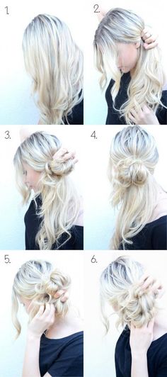 Side Messy Boho Bun Tutorial Easy Updo Hairstyles Tutorials, Updo Hairstyles Tutorials, Side Bun Hairstyles, Side Bun, Easy Updo Hairstyles, Hair Bun Tutorial, Tutorial Diy, Messy Hairstyles, Hair Dos