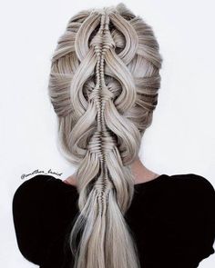 Elaborate Braids, Intricate Hairstyles, Edgy Bob, Viking Hair, Hair Streaks, Fishtail Braid, Trending Hairstyles, Braids For Long Hair, Box Braids Hairstyles