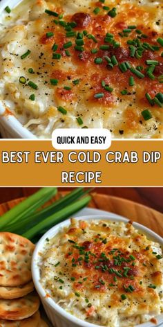 the best ever cold crab dip recipe