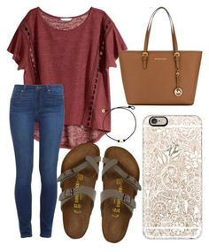 Stylish Mom Outfits Summer Casual, Simple Comfy Summer Outfits, Cool Summer Day Outfit, Birkenstock Outfit Summer Casual, Easy Going Out Outfits, Birkenstock Outfit, Out Outfits, Boho Outfit, Brown Purse